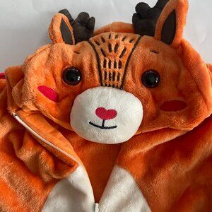 Plush Reindeer Onesie Costume